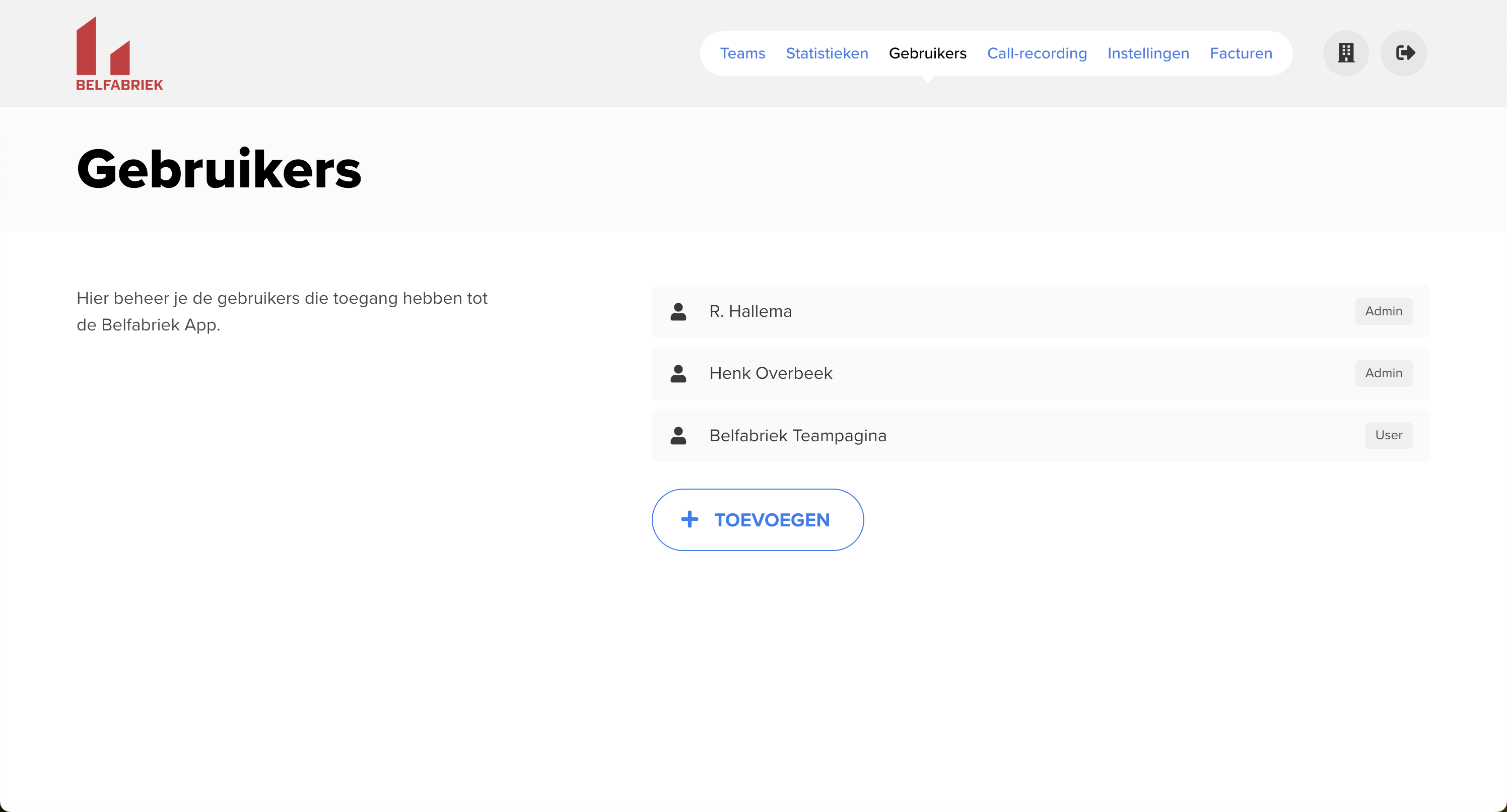 Aplikacja użytkowników